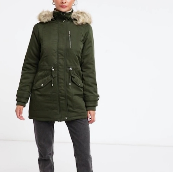 NWT ASOS | $125 Winter Hooded Parka - Picture 3 of 9